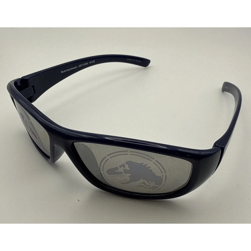 Jurassic World Kids Sunglasses - Blue Dinosaurs Mirror  Wrapped Universal Studio